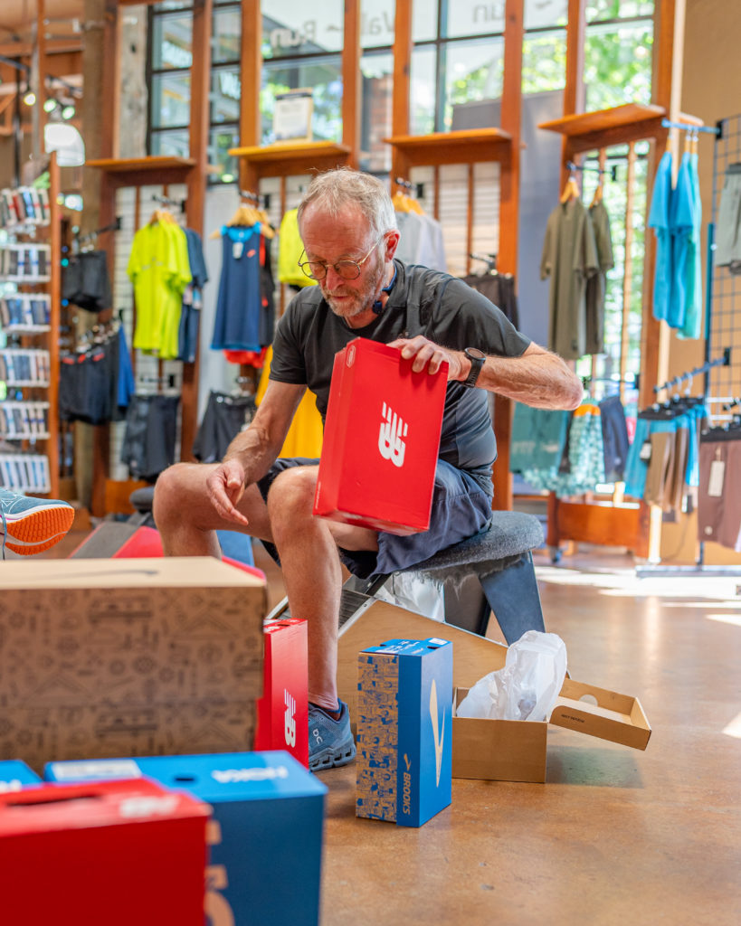 Inside Frontrunners Footwear Victoria, BC