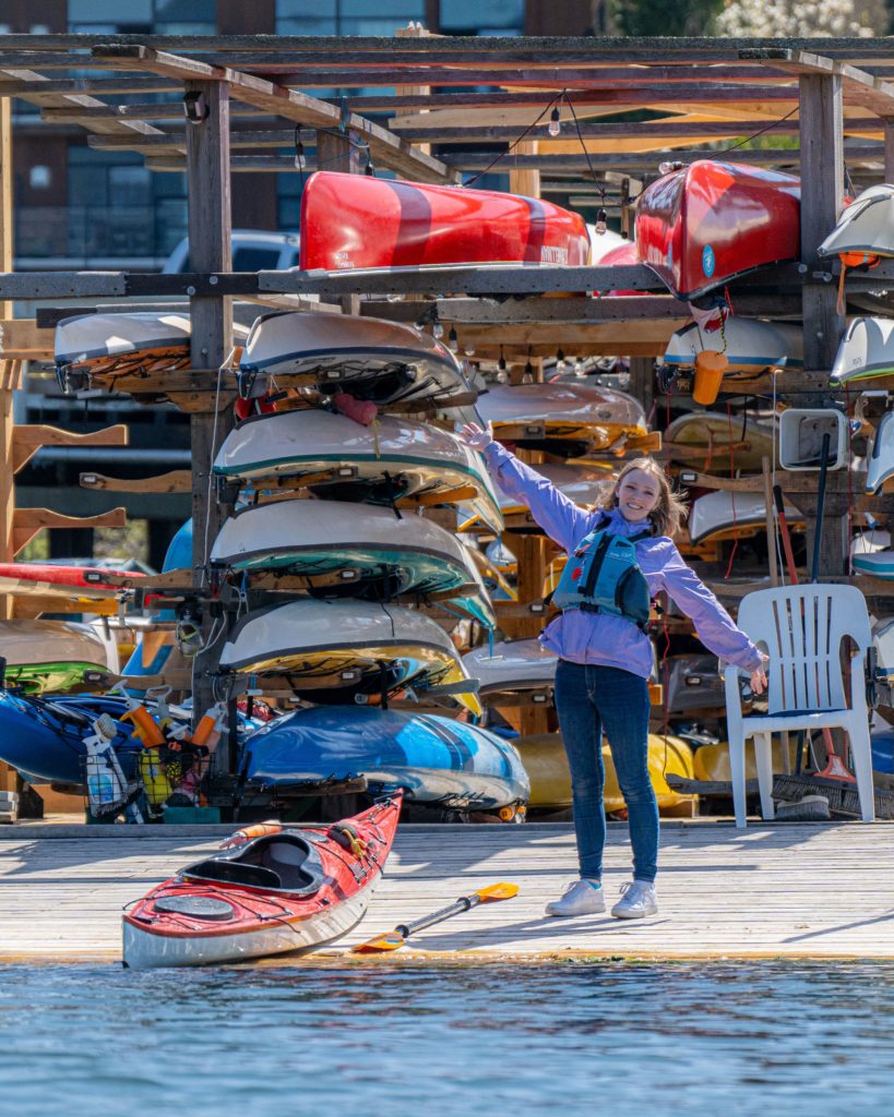 Pacifica Paddle Brentwood Bay dock