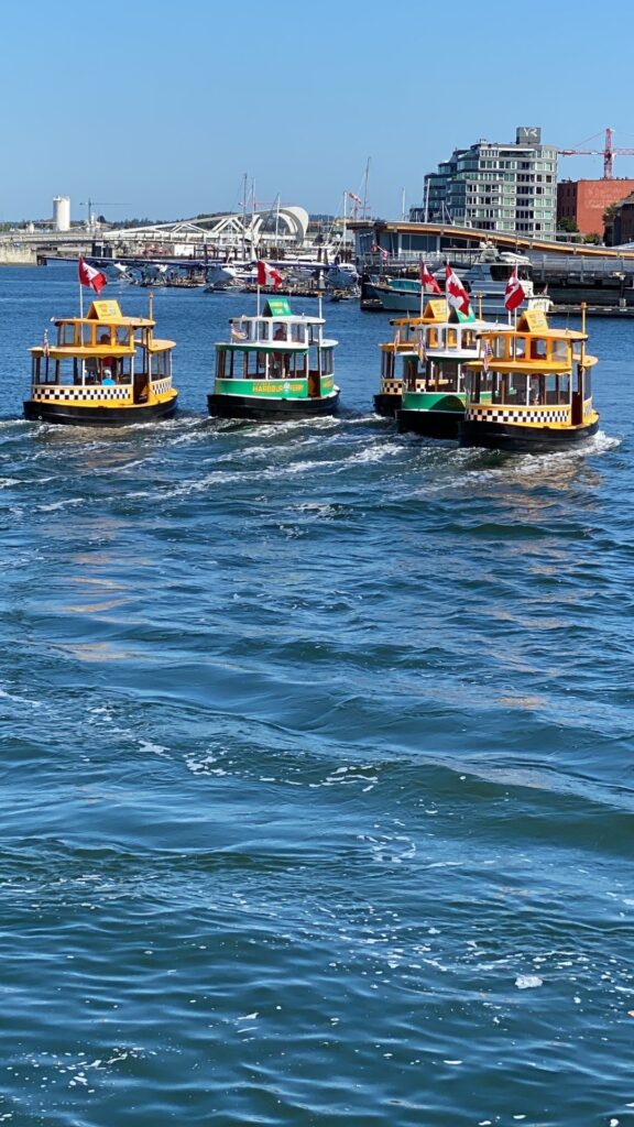 Water Ballet put on by the Victoria Harbour Ferry in Victoria, BC