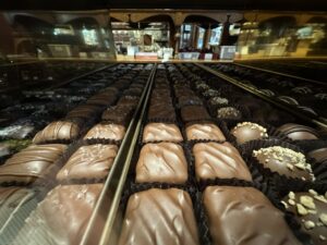 Assorted chocolate at Rogers' Chocolates National Historic Site in Downtown Victoria, BC