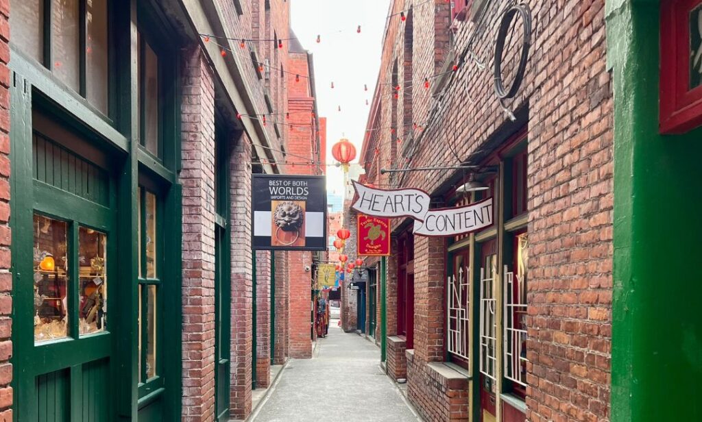 Fan Tan Alley in Victoria, BC