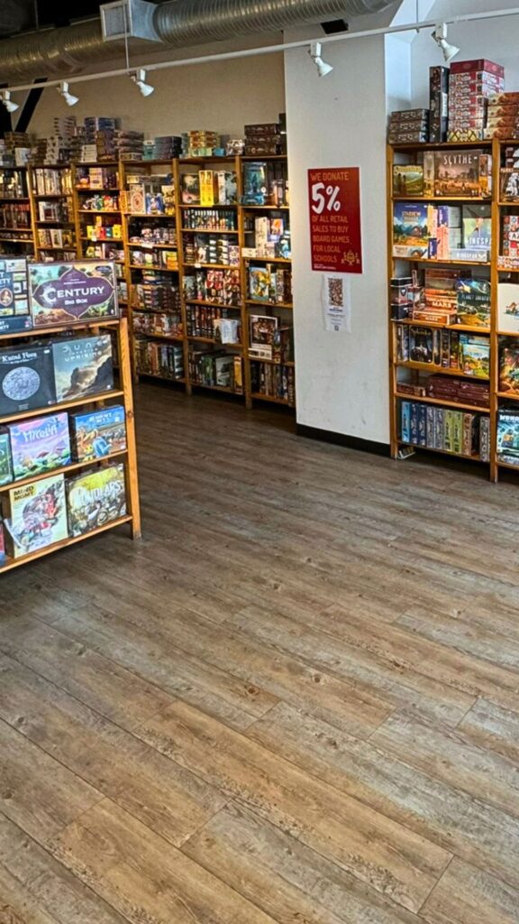 Inside the Interactivity Board Game Cafe in Victoria, BC