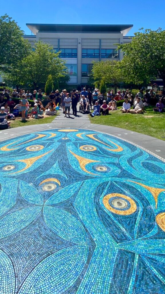 Water pad at Uptown Shopping Centre in Victoria, BC